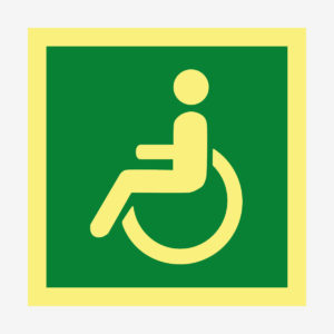 Funktionshindrade nödut vänster