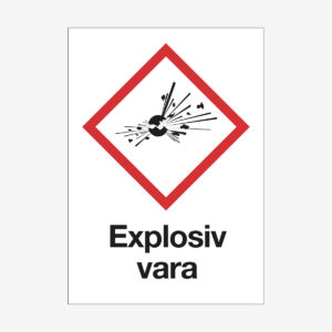 Explosiv vara