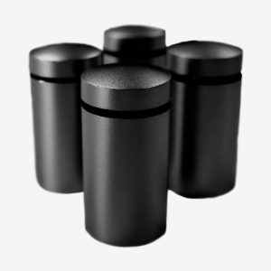 Distanser Mattsvart 4-pack